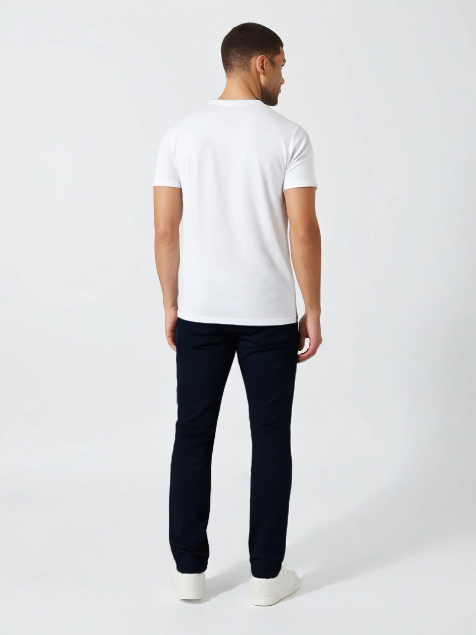 Jeanswest Men's Slim Tapered Jeans | MLC-00490-01R 98% Cotton Stretch Denim | Black Rinse | Tapered Leg Fit