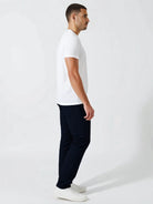 Jeanswest Men's Slim Tapered Jeans | MLC-00490-01R 98% Cotton Stretch Denim | Black Rinse | Tapered Leg Fit