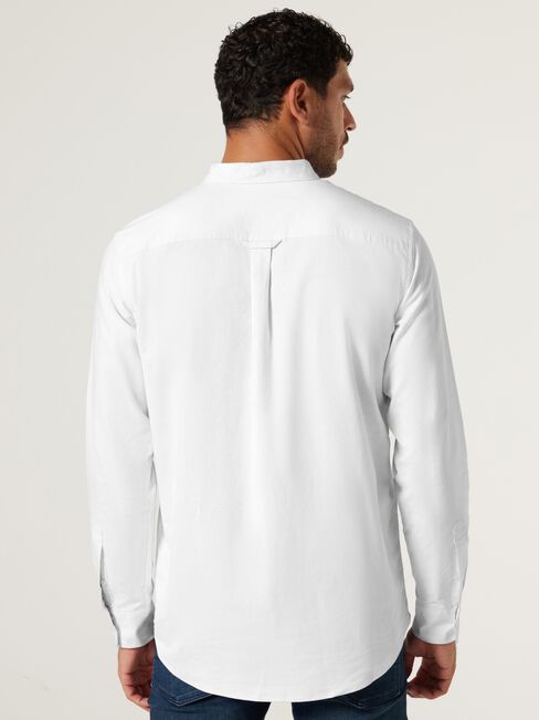 Austin Oxford Shirt, White, hi-res
