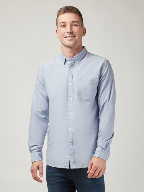 Heston Oxford Long Sleeve Shirt, Multi, hi-res