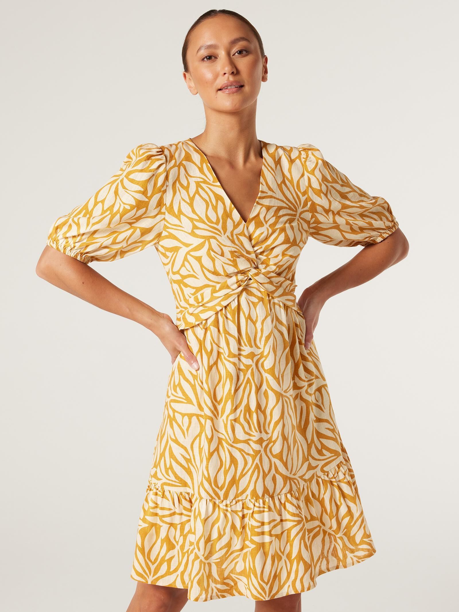 Evelyn Twist Front Dress