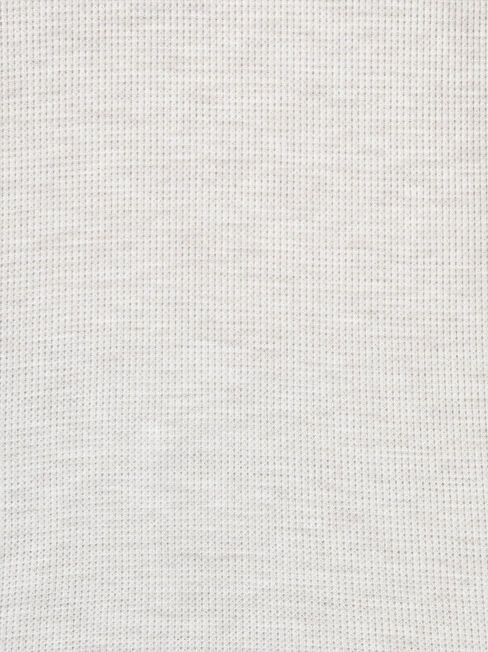 Max Curve Hem Textured Top, White, hi-res