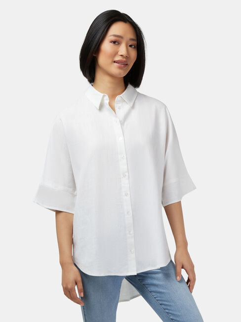 Nova Casual Shirt, White, hi-res