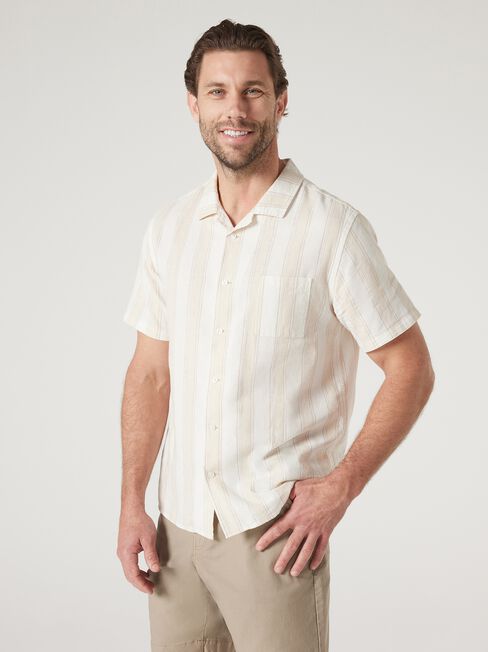 Cruz Stripe Resort Shirt, Stripe, hi-res