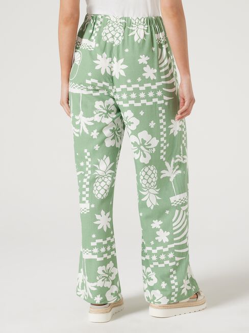 Olympia Relaxed Pant, Green, hi-res
