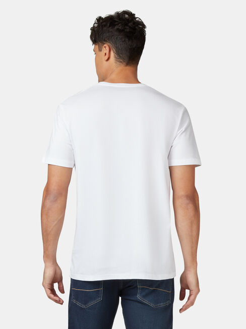 SS Basic Tee, White, hi-res