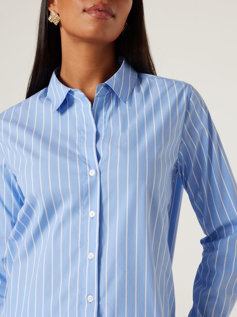 Essential Shirt, Blue, hi-res