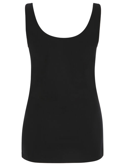 Lola Cotton Basic Tank, Black, hi-res