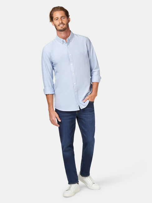 Heston Oxford Long Sleeve Shirt, Multi, hi-res