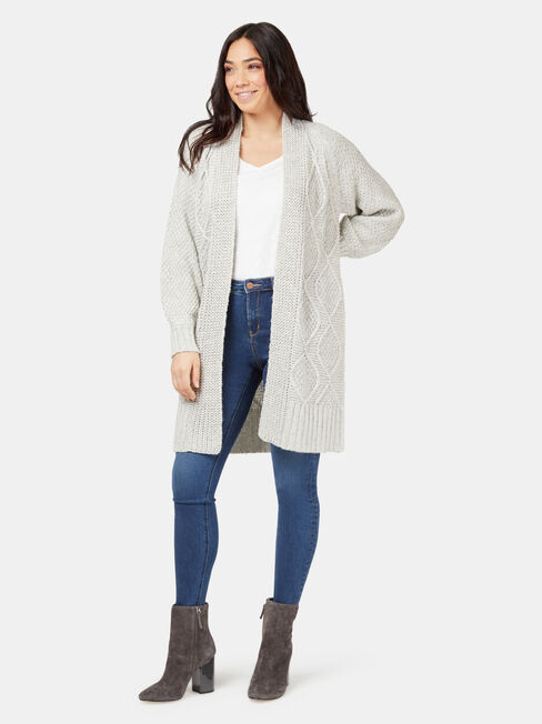 Katherine Cardigan, Grey, hi-res