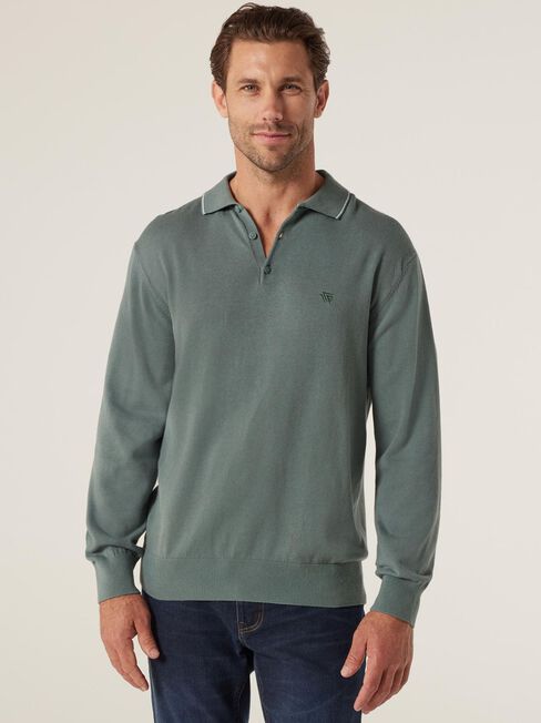LS Eric Tipped Polo, Petrol, hi-res