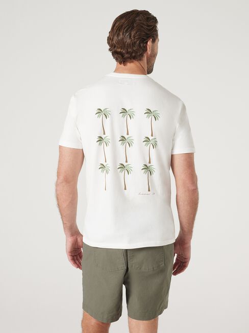 Short Sleeve Riley Print Crew Tee, Cream, hi-res