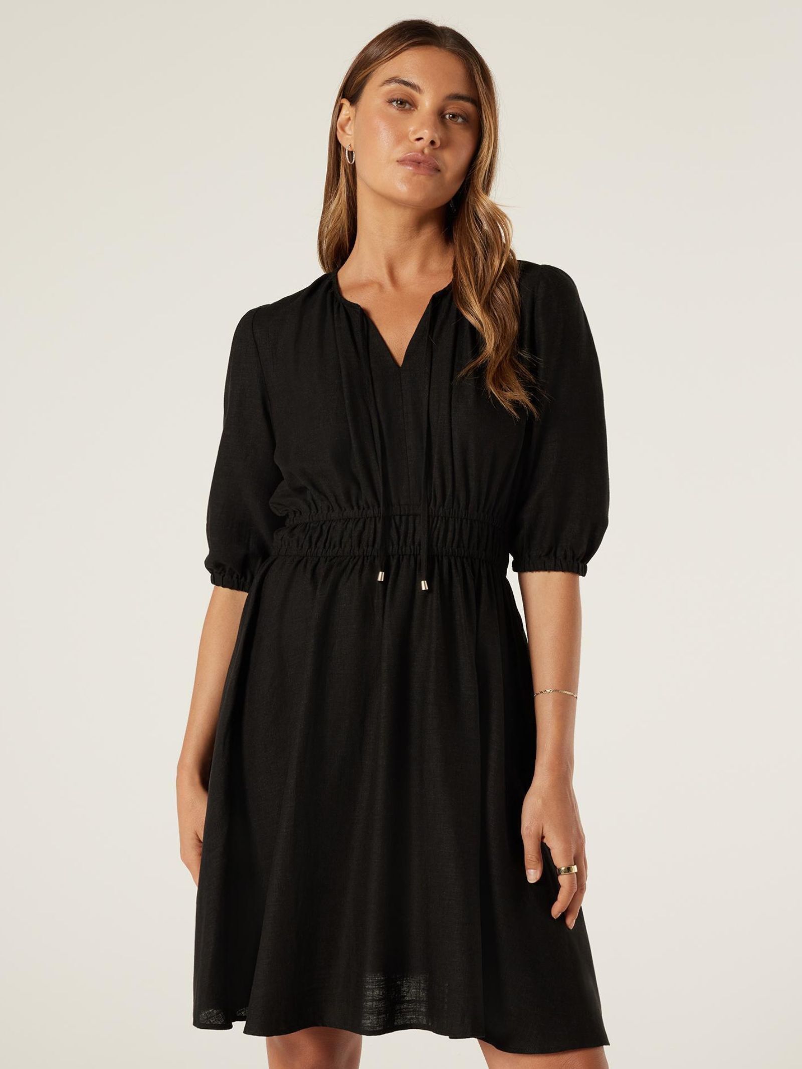 Etta V Neck Dress