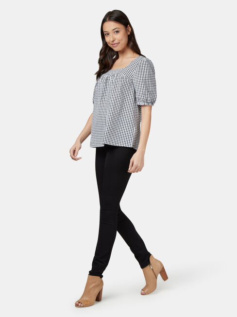 Sienna Square Neck Top, Multi, hi-res