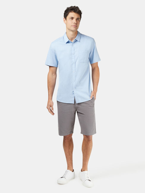 Kennedy Short Sleeve Shirt, Light Indigo, hi-res