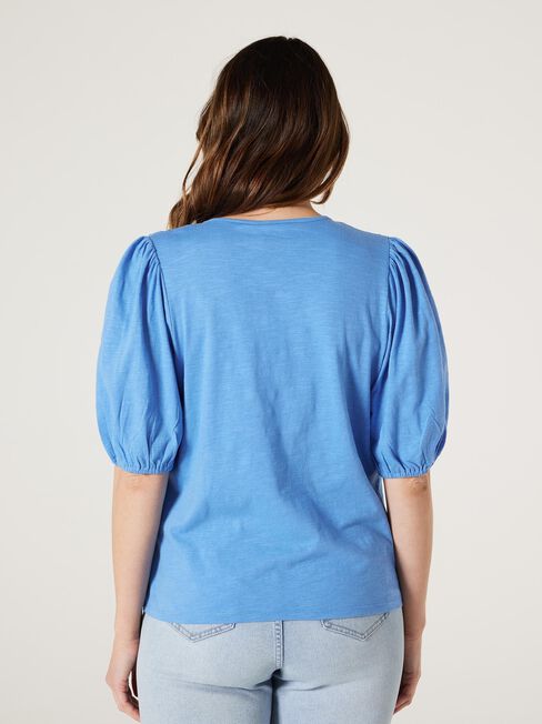 Demie Ladder Trim Top, Sapphire, hi-res