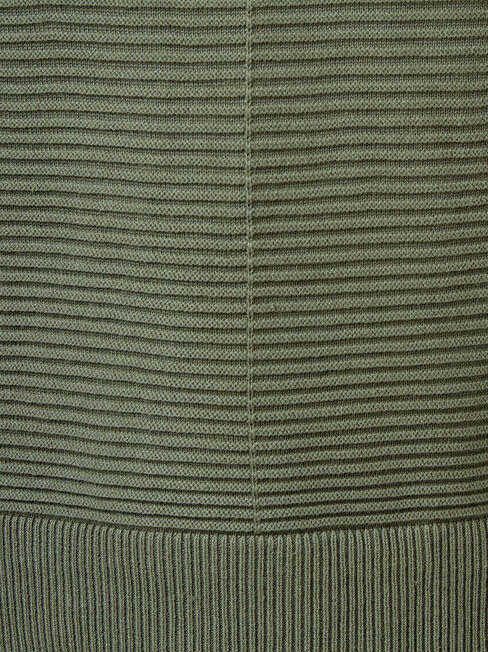 Hailey Cotton Knit, Green, hi-res