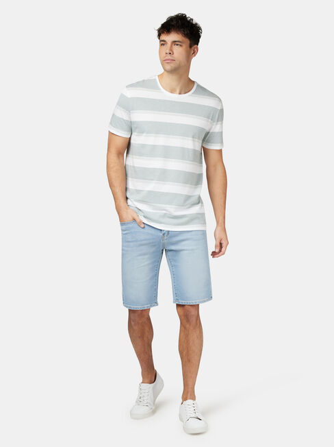 Patrick Short Sleeve Stripe Crew Tee, Stripe, hi-res