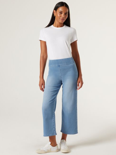 Tessa Wide Leg Crop Jean