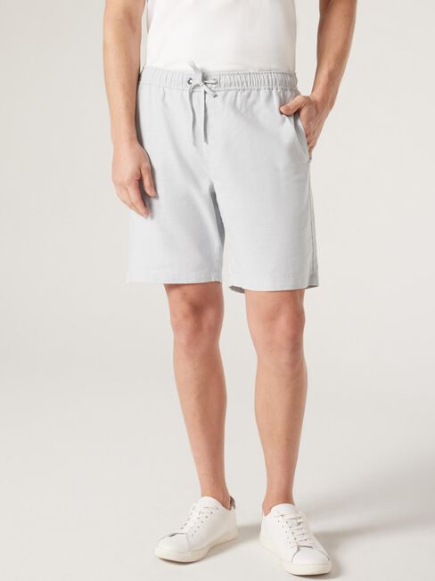 Lewie Linen Short, Grey, hi-res