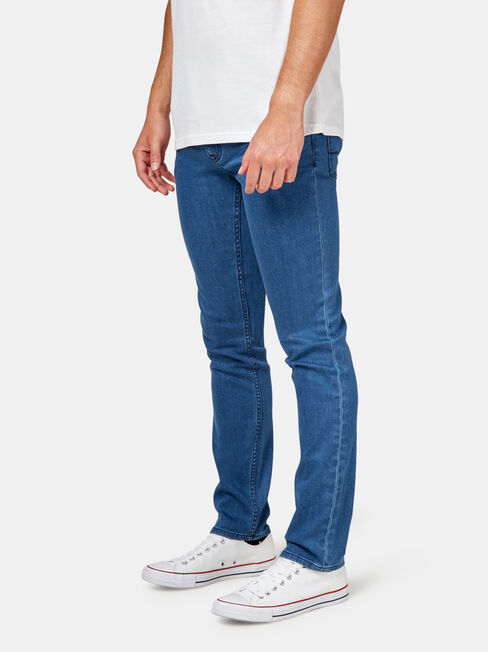 Skinny Jeans Mission Blue, Mid Indigo, hi-res