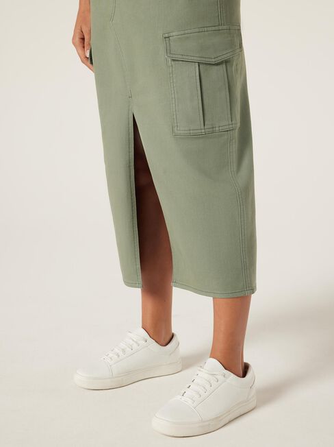 Cleo Cargo Skirt, Khaki, hi-res