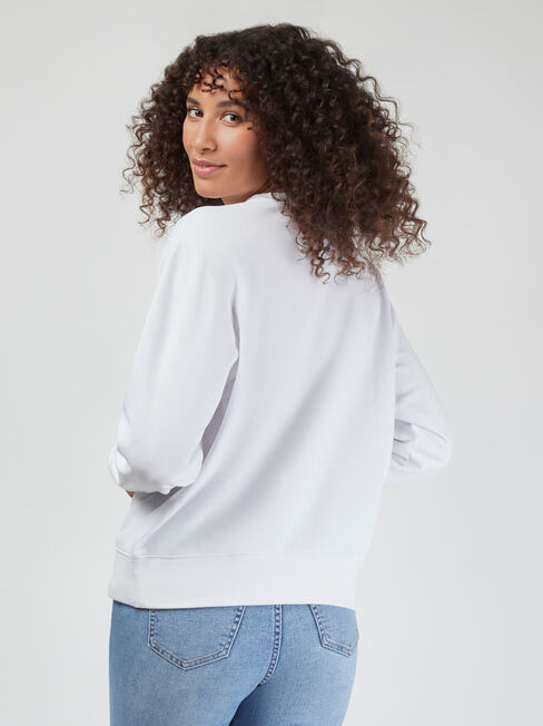 J-Luxe Sweat, White, hi-res