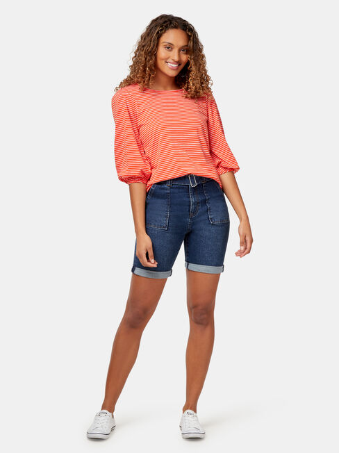 Dannie Stripe Top, Stripe, hi-res