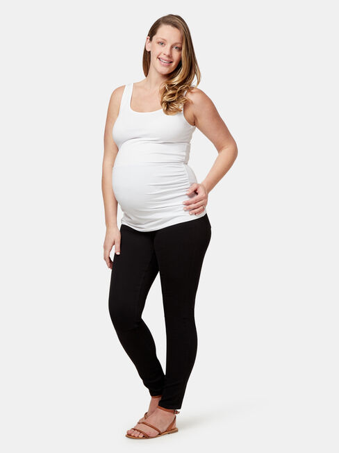 Maternity Skinny Jeans Black Night | Jeanswest