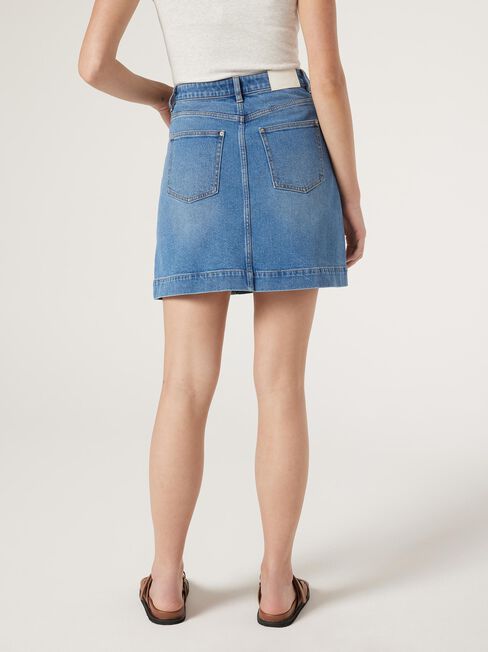 Aline Skirt, Blue, hi-res