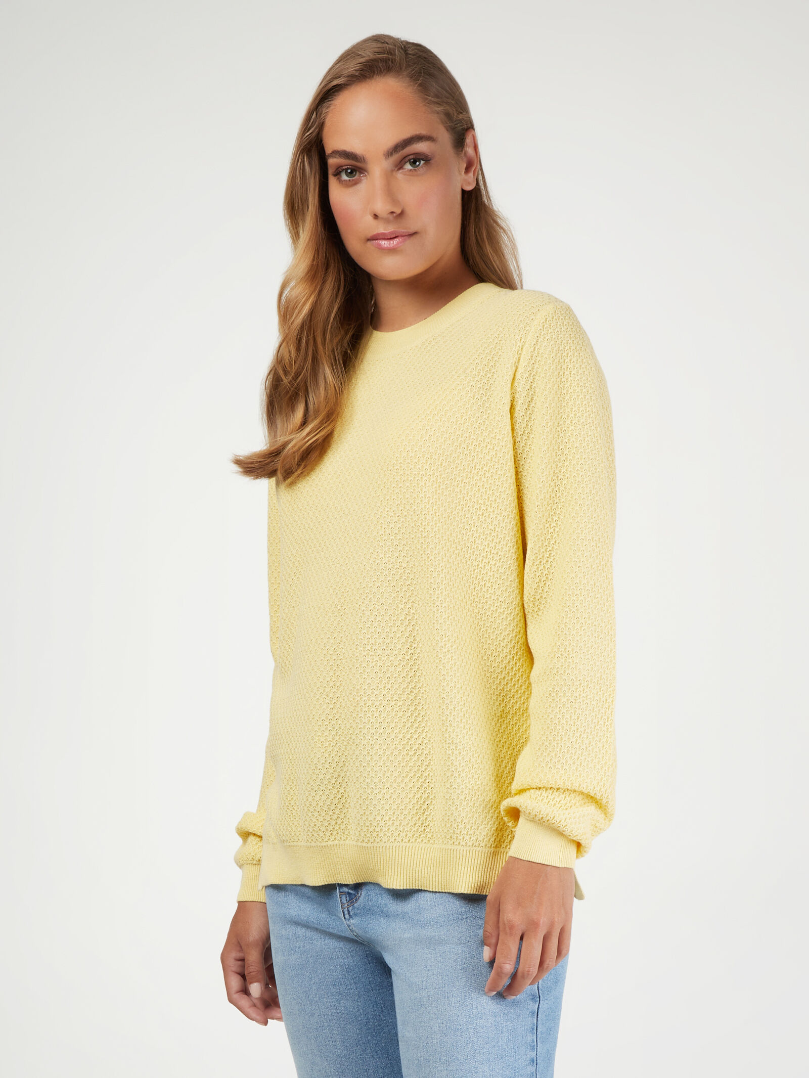 Ally Textured Knit Jeanswest