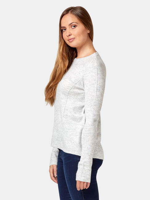 Willow High Low Pullover, Grey, hi-res