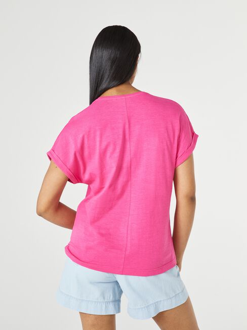 Drop Shoulder Tee, Coloured, hi-res