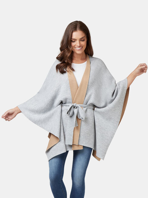 Charlie Winter Poncho, Grey, hi-res