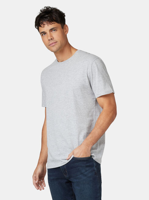 SS Basic Tee, Grey, hi-res