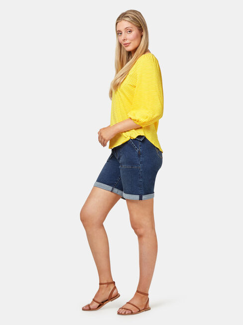 Dannie Stripe Top, Stripe, hi-res