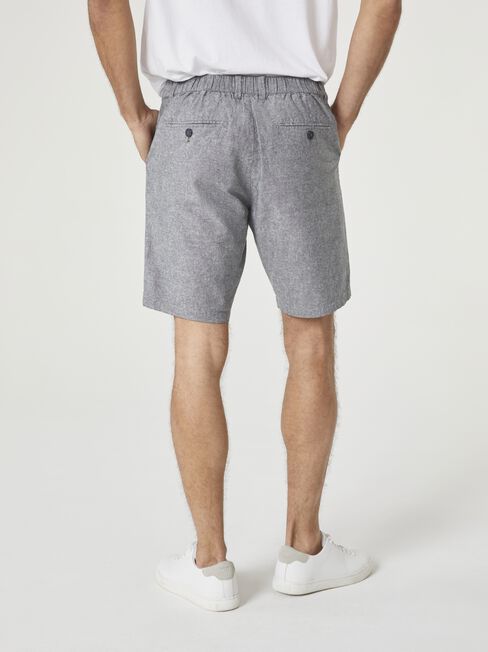 Micha Textured Walkshort, Grey, hi-res