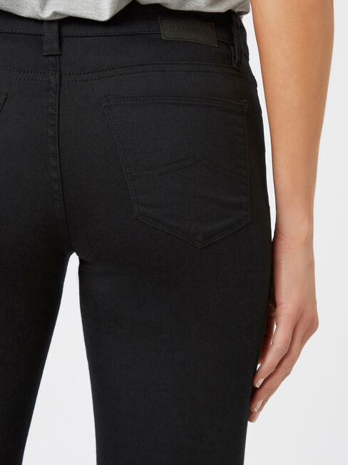 Slim Straight jeans Black, Black, hi-res