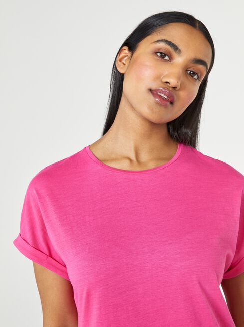Drop Shoulder Tee, Coloured, hi-res