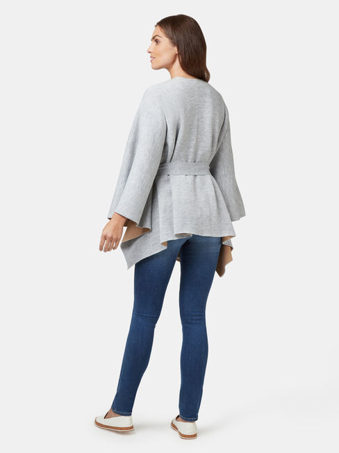 Charlie Winter Poncho, Grey, hi-res