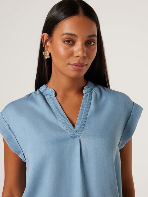 Bella Relaxed Top, Light Vintage, hi-res