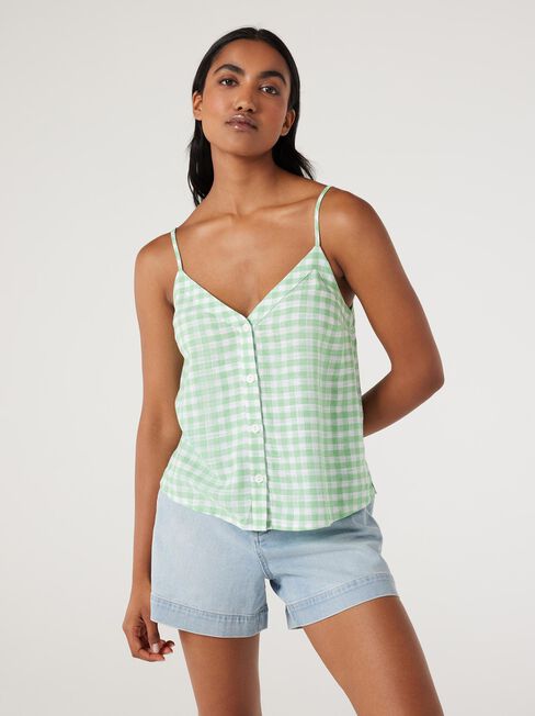 Fifi Button Front Top