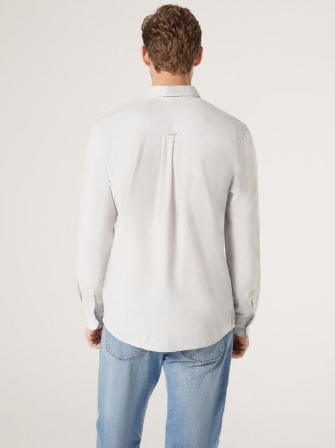 LS Brody Textured Shirt, Grey, hi-res