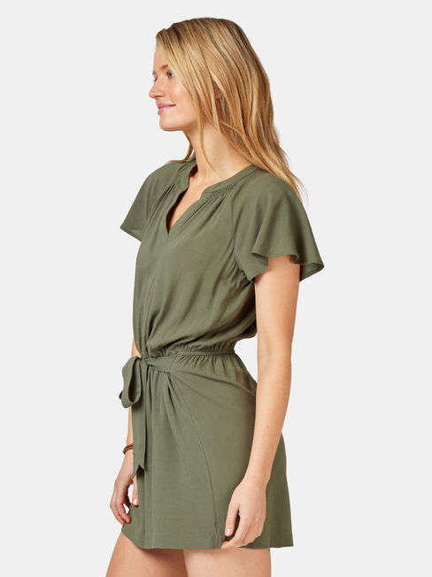 Casey Playsuit, Green, hi-res