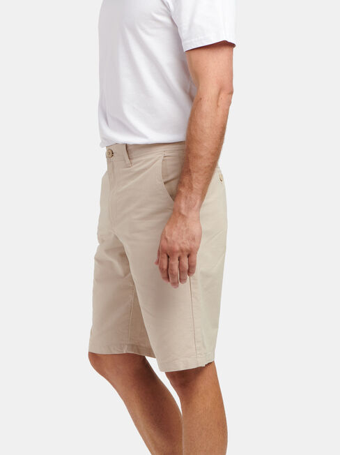 Hayden Textured Chino Short, Stone, hi-res