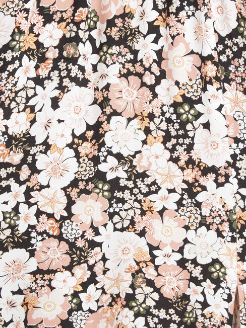 Scarlett Long Sleeve Midi Dress, Floral, hi-res