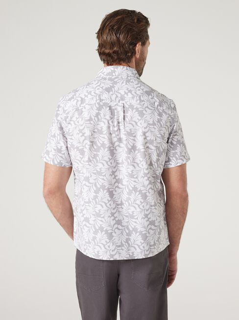 Charlie Print Shirt, Grey, hi-res