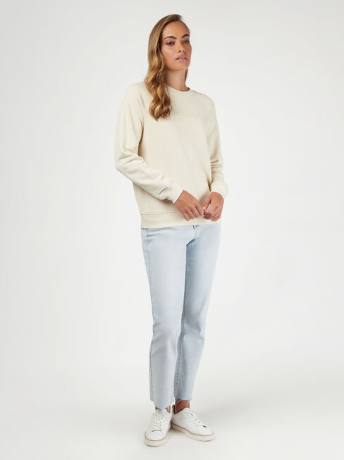 Viola Sweatshirt, White, hi-res