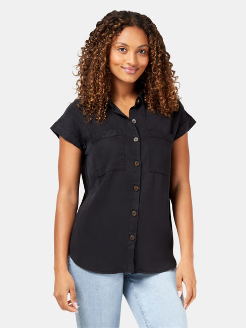 Roxanne Shirt #, Black, hi-res