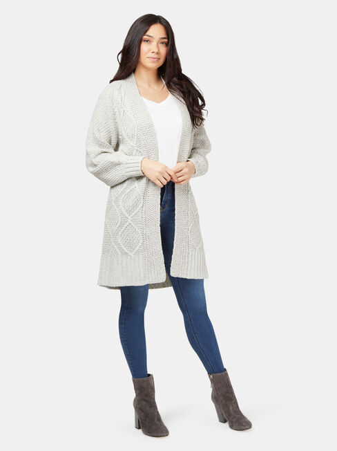 Katherine Cardigan, Grey, hi-res